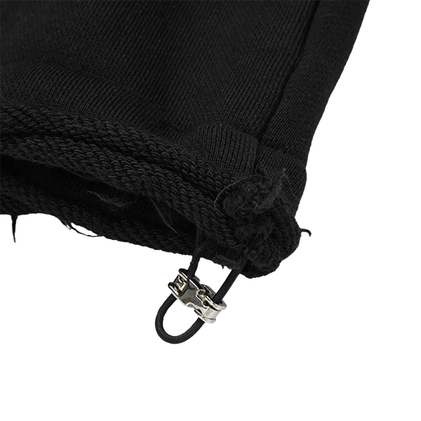 Dragon Stud Zip-up hoodie - Black