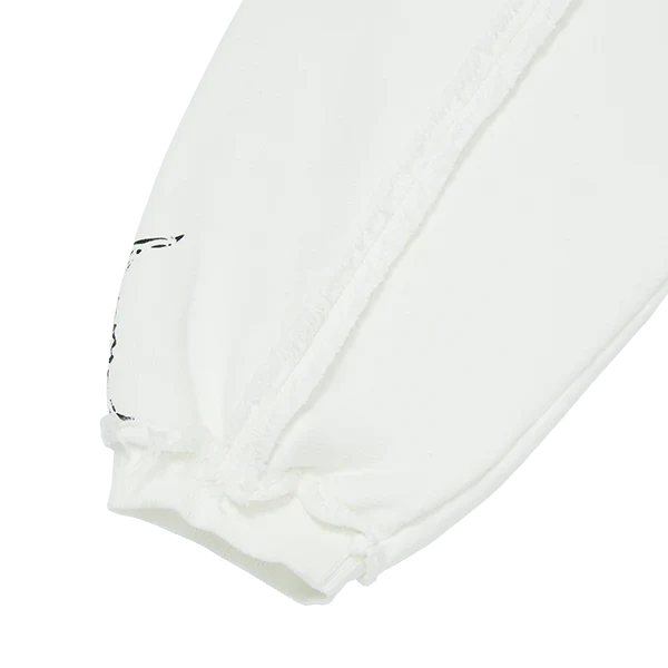 Dragon Stud Zip-up hoodie - White