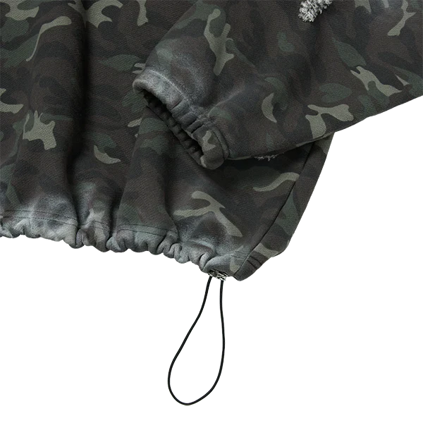 Sprayed Camoflage Rock Hoodie