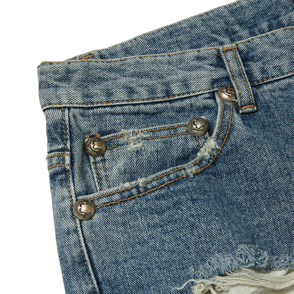 TC Leather Washing Denim Pants War Ver - Blue